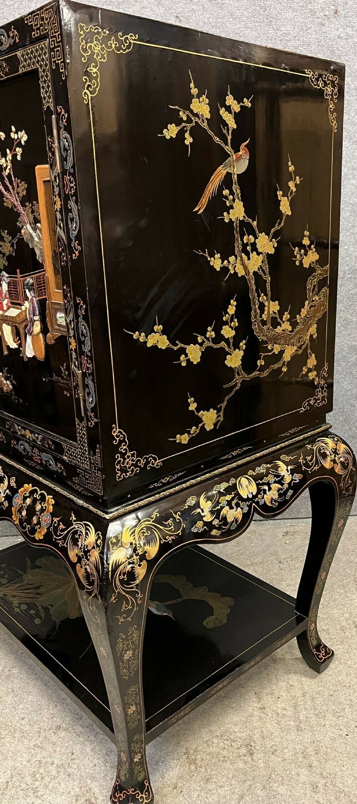 Stunning Large Chinoiserie Cocktail Cabinet photo buy