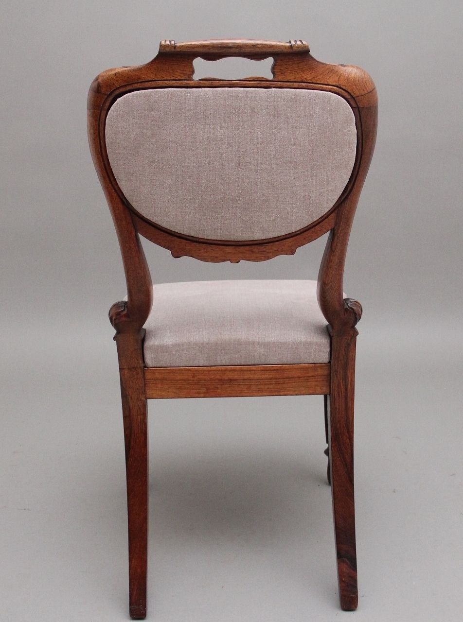 A Set Of Six Anglo Indian Rosewood Dining Chairs photo Furniture
