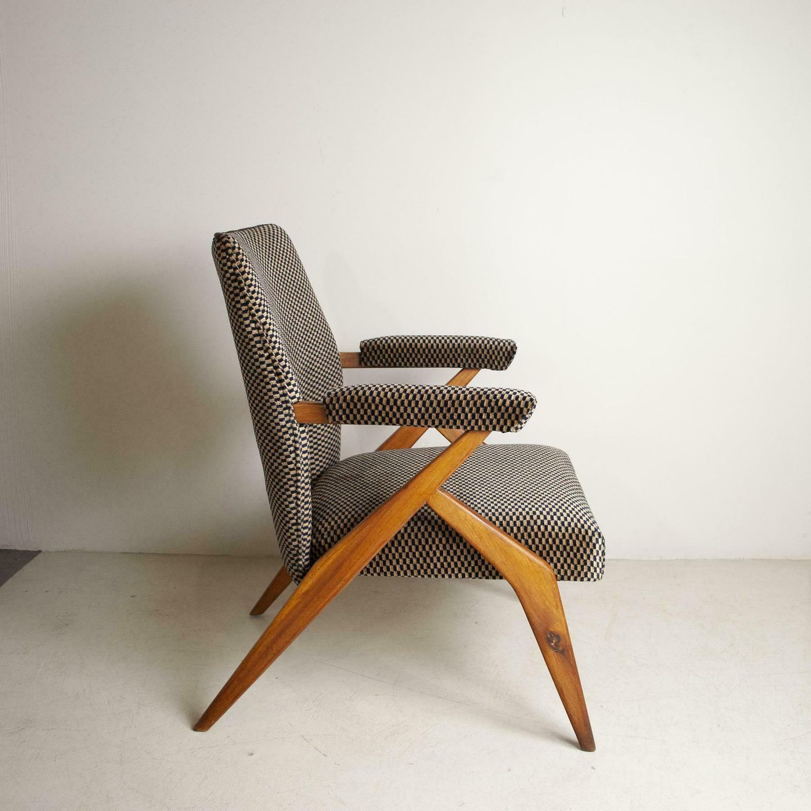 Antonino Gorgone Italian Mid Century Armchairs photo vinterior