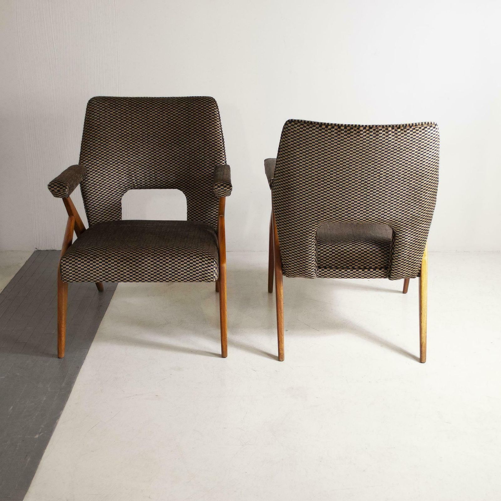 Furniture Antonino Gorgone Italian Mid Century Armchairs photo