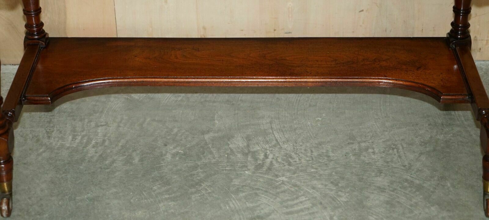 3950.0 Fine Victorian Jas Shoolbred Green Marble Topped Watchmakers Desk Writing Table photo