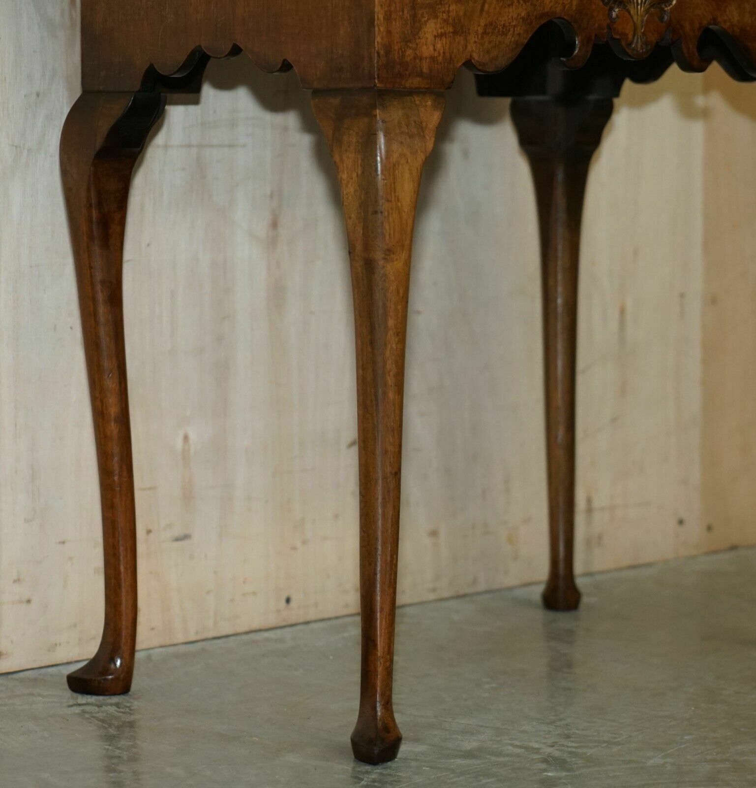 photo for sale Fine Antique Victorian Chinese Chinoiserie Hand Painted Side End Lamp Wine Table