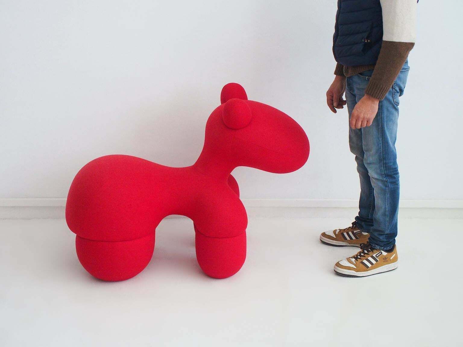 Eero Aarnio Red Pony Chair, 1970s photo vinterior