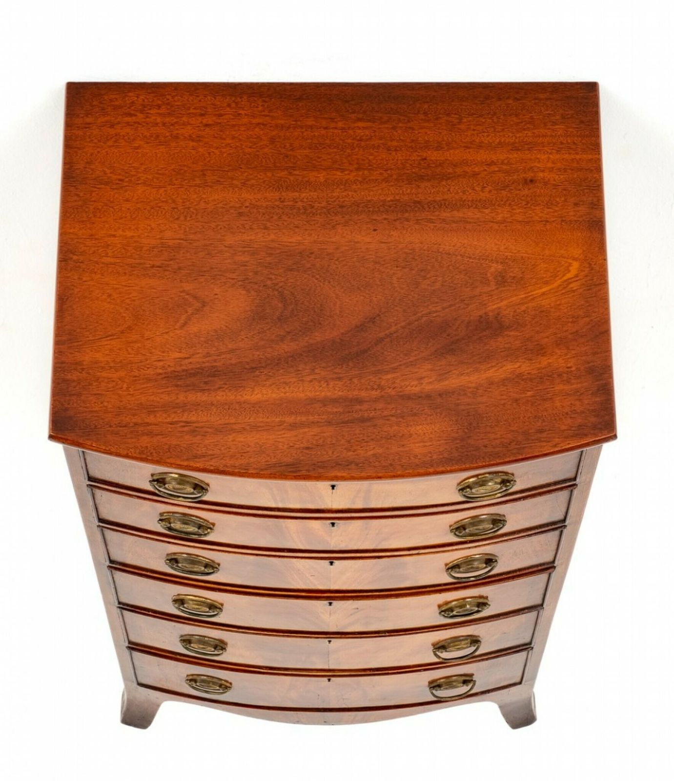 photo furniture Regency Chest Drawers Tall Boy Bow Front