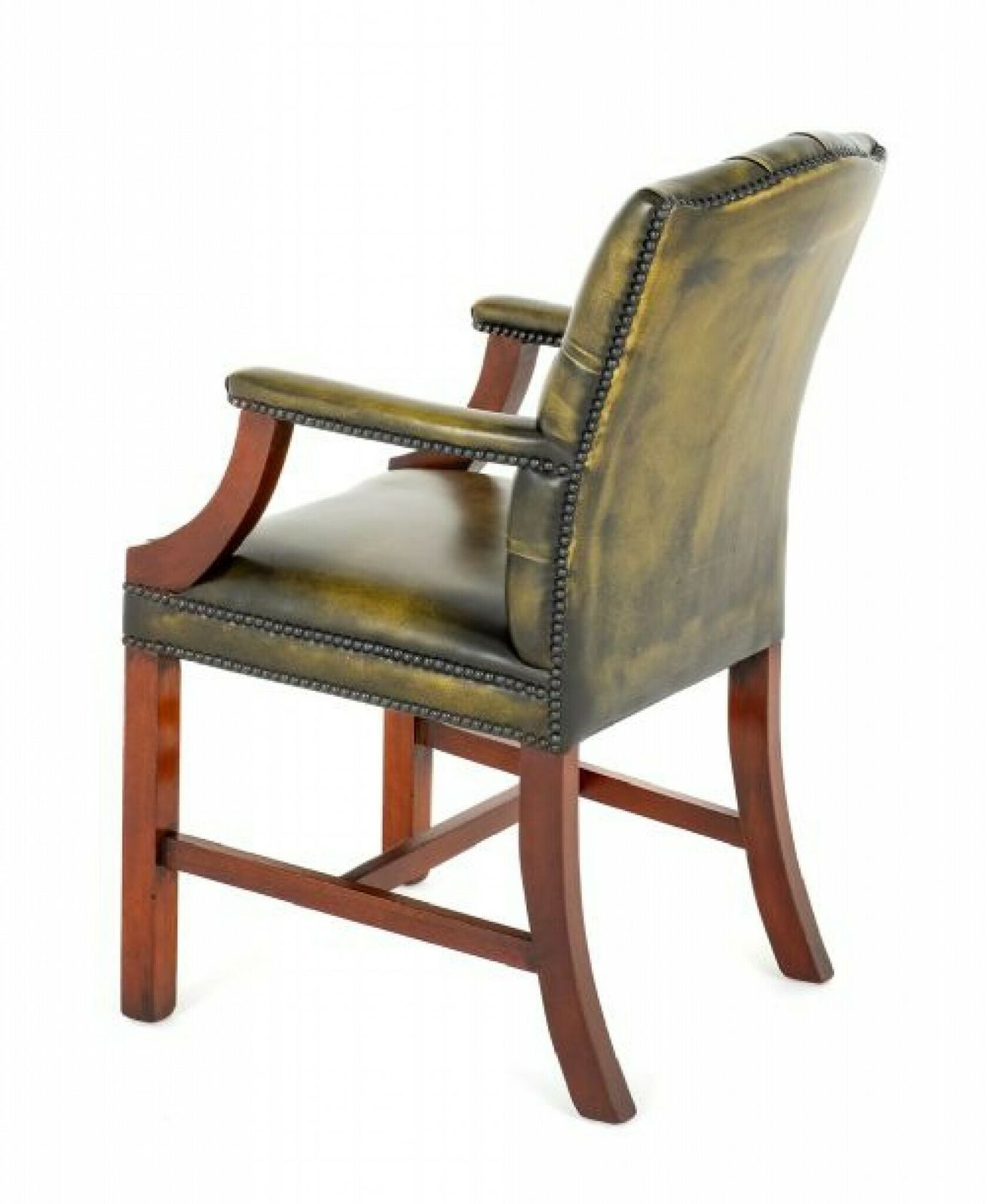 Georgian Revival Arm Chair Leather Gainsborough photo Furniture