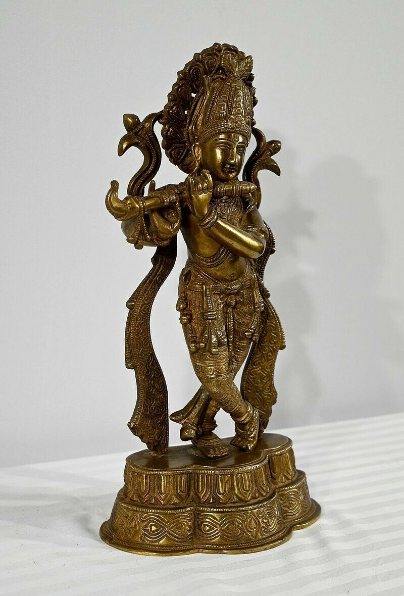 Bronze “Krishna” – Late 19th Century photo furniture