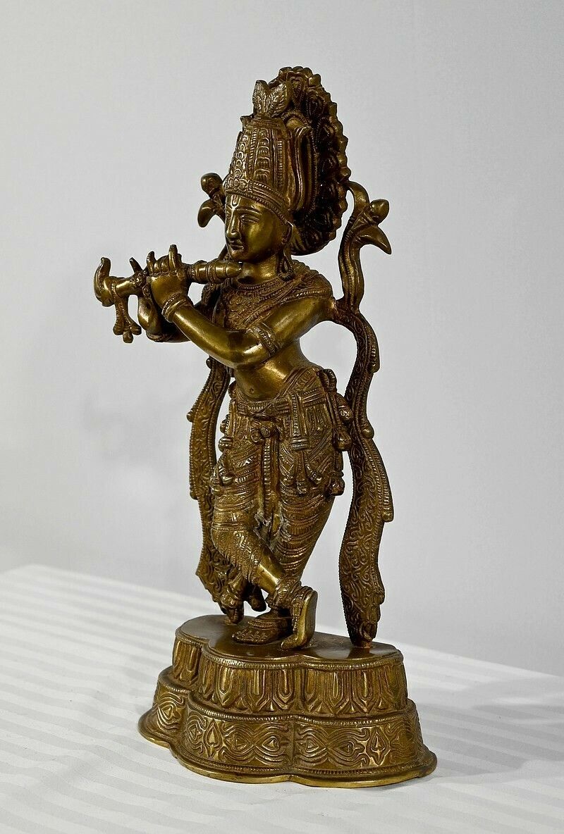 Bronze “Krishna” – Late 19th Century photo for sale