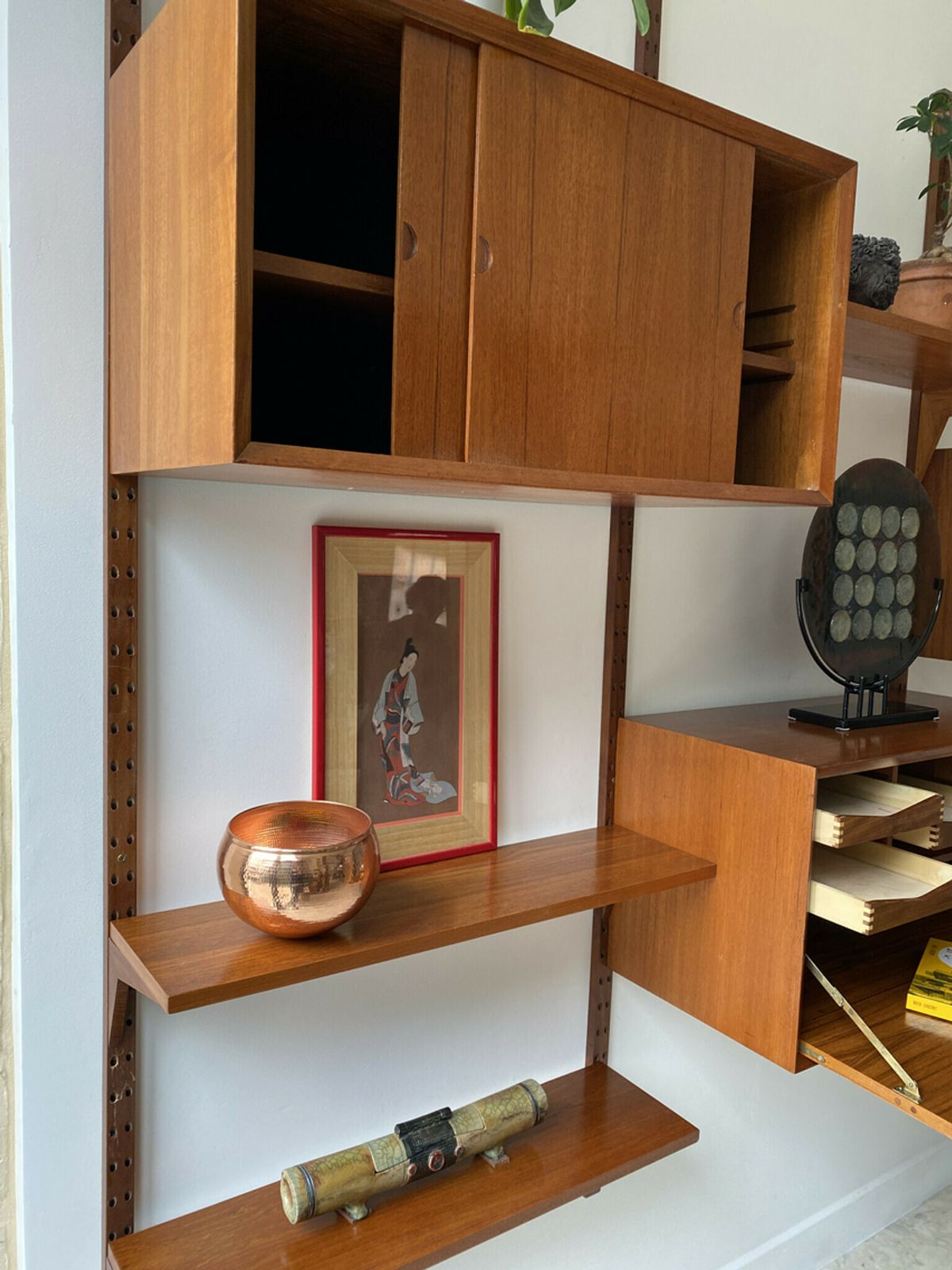 Furniture Cadovius "Royal System" 4 Column Teak Set, 1970 photo