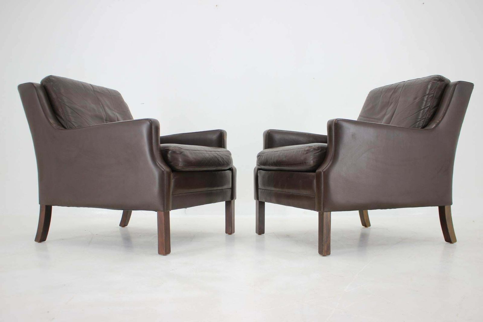 1970s Pair Of Leather Armchairs,Denmark photo furniture