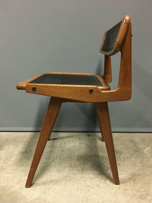 Roger Landault Chair And Coffee Table Set From The 1950’s photo for sale