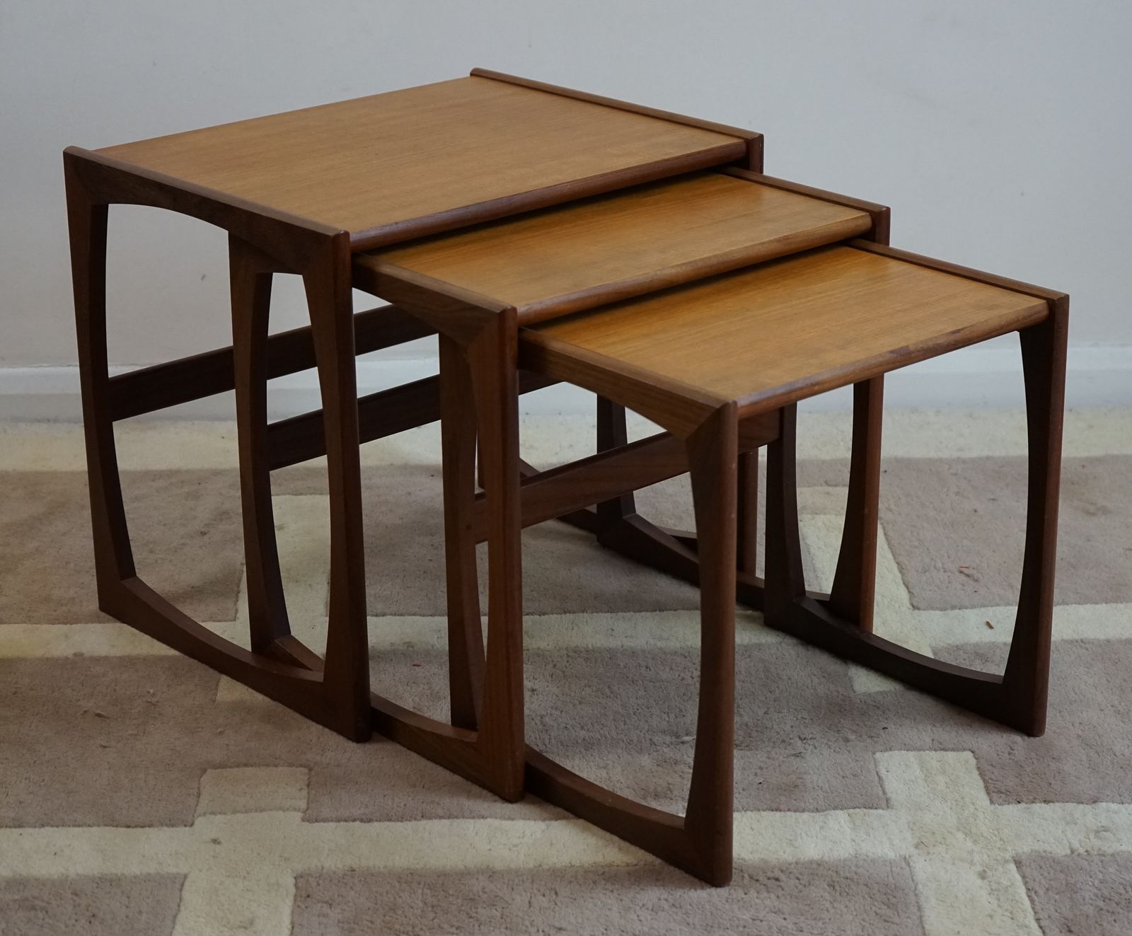 A G Plan Teak Nest Of Three Occasional Tables photo Furniture