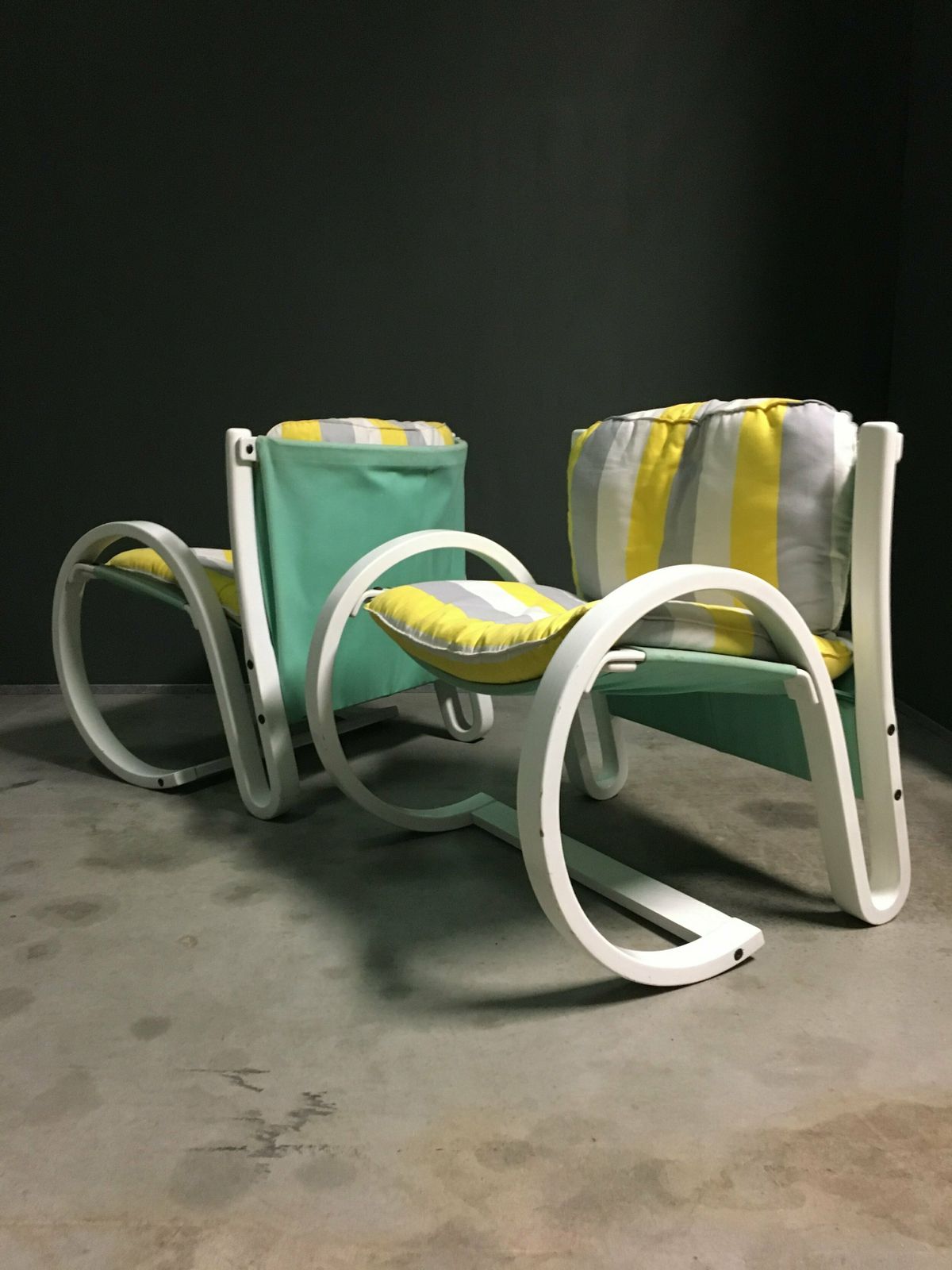 You & Me' Lounge Chairs By Carlo Berruti For Danber Italia, 1980s photo 2000.0