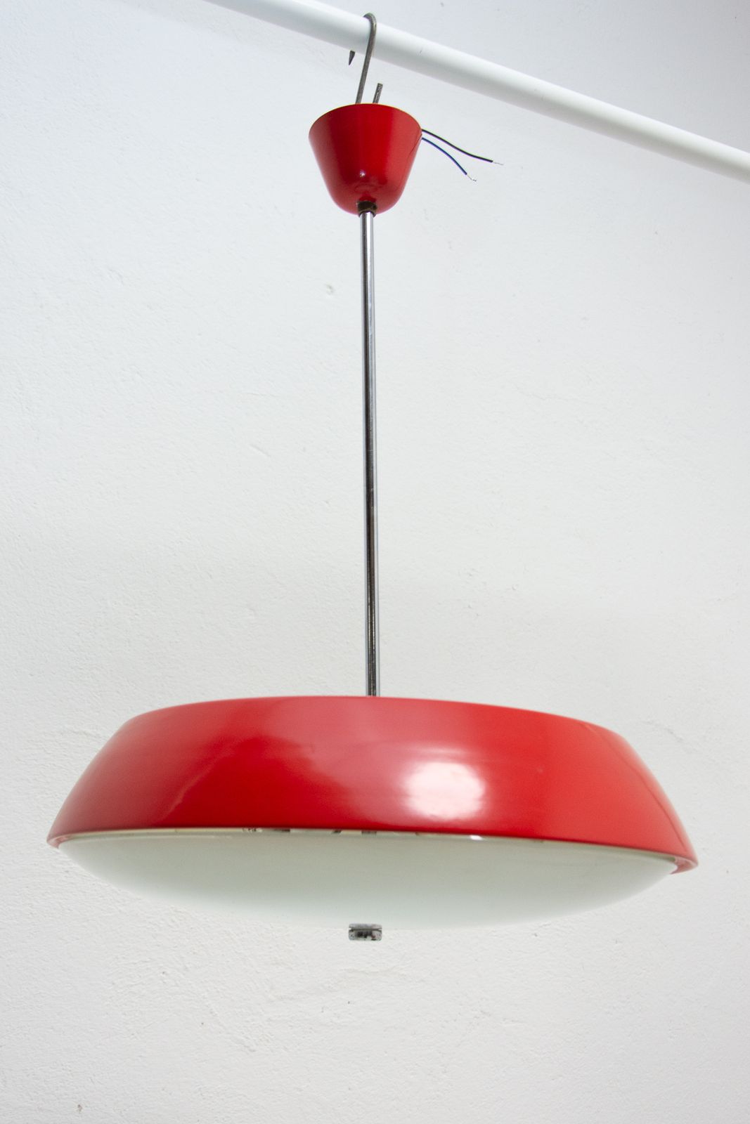 Mid Century Space Age Pendant Lamp By Josef Hurka, Czechoslovakia, 1960´S photo vinterior