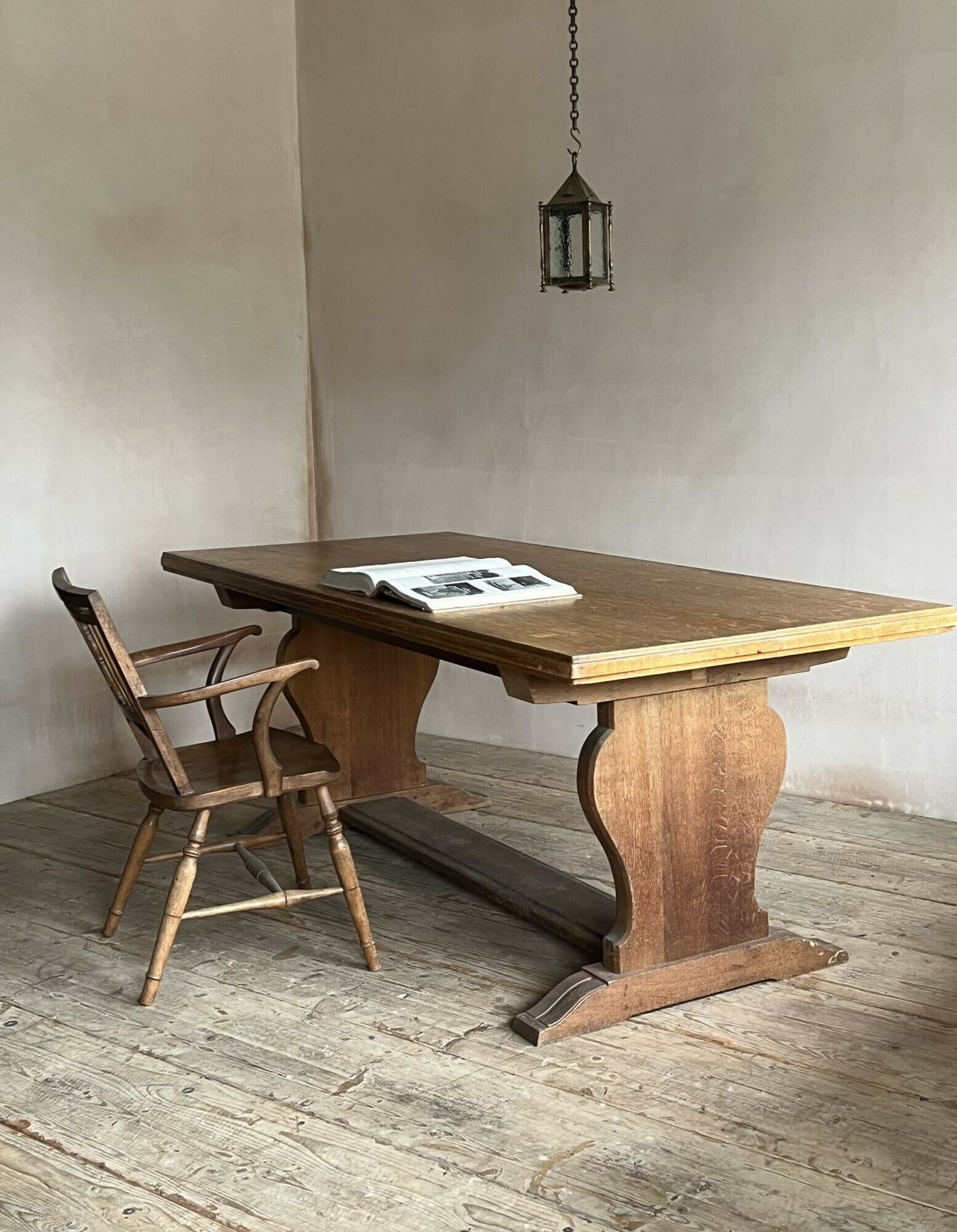 20thc Oak Table By Heal’s, 1930s photo vinterior