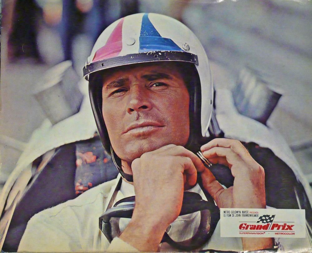 John Frankenheimer's Grand Prix Original German Mo VI E Poster, 1966. Ferrari. James Garner photo furniture