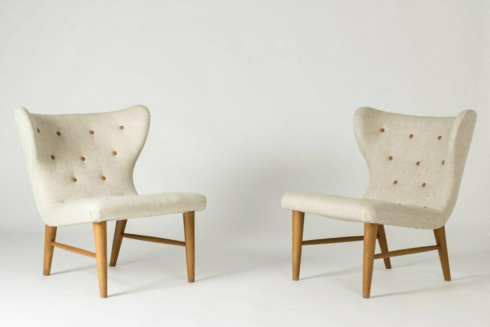 Modernist Lounge Chairs By Erik Karlén, 1940s, Set Of 2