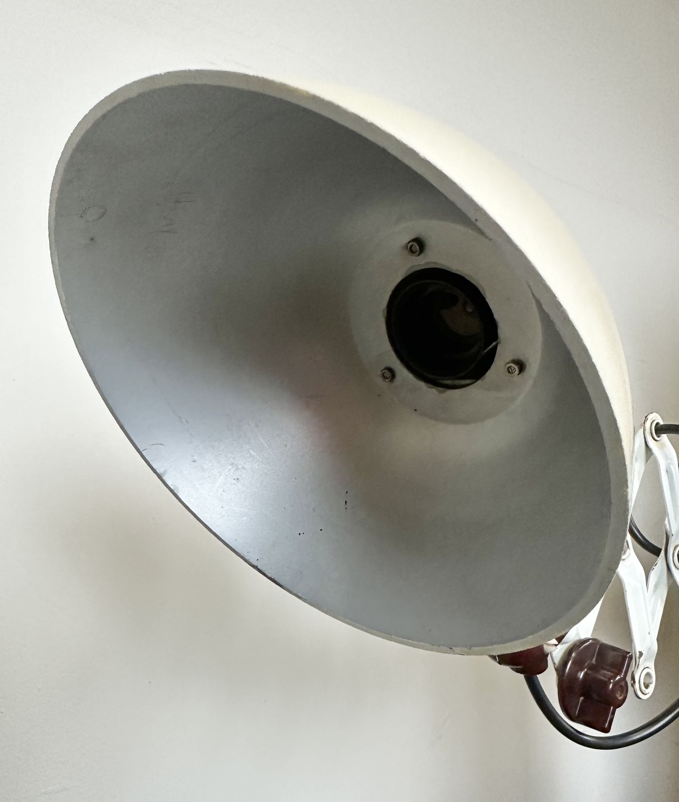 Industrial East German Scissor Lamp From Veb Zweckleuchtenbau Dresden, 1950s photo 289.0