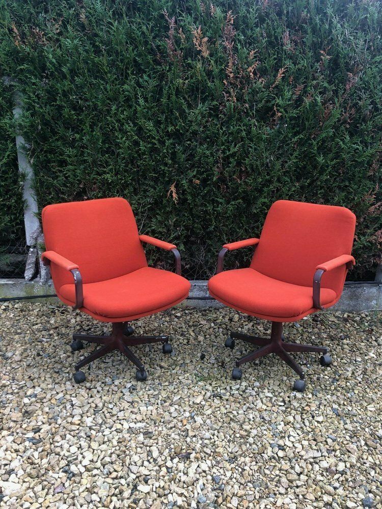 Harcourt Armchairs Attributed To Geoffrey Harcourt For Artifort, 1980s, Set Of 2