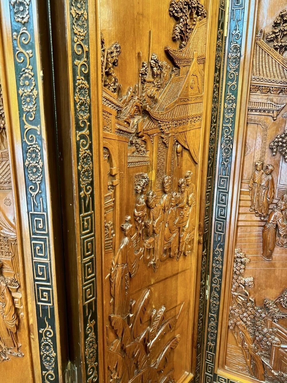 Stunning Chinese 6 Fold Room Divider photo buy