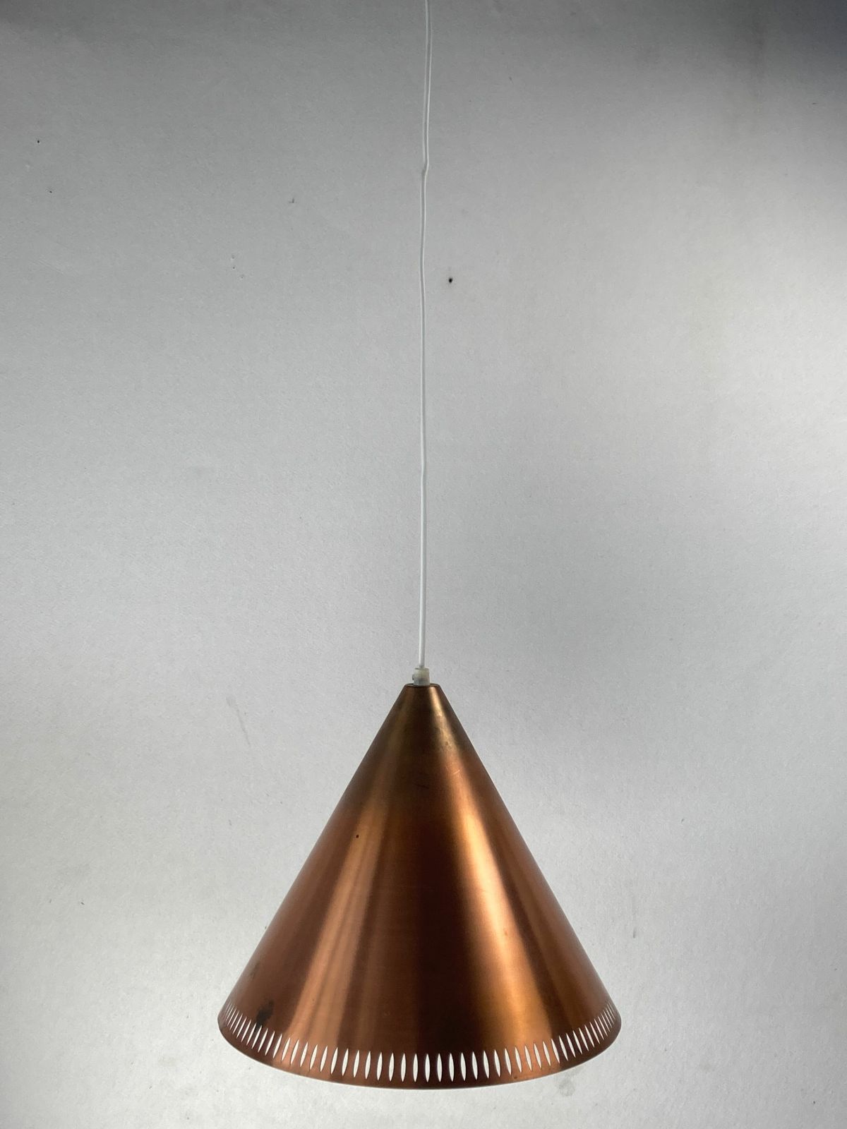 Perforated Copper Hanging Pendant, Nordisk Solar, Denmark photo furniture