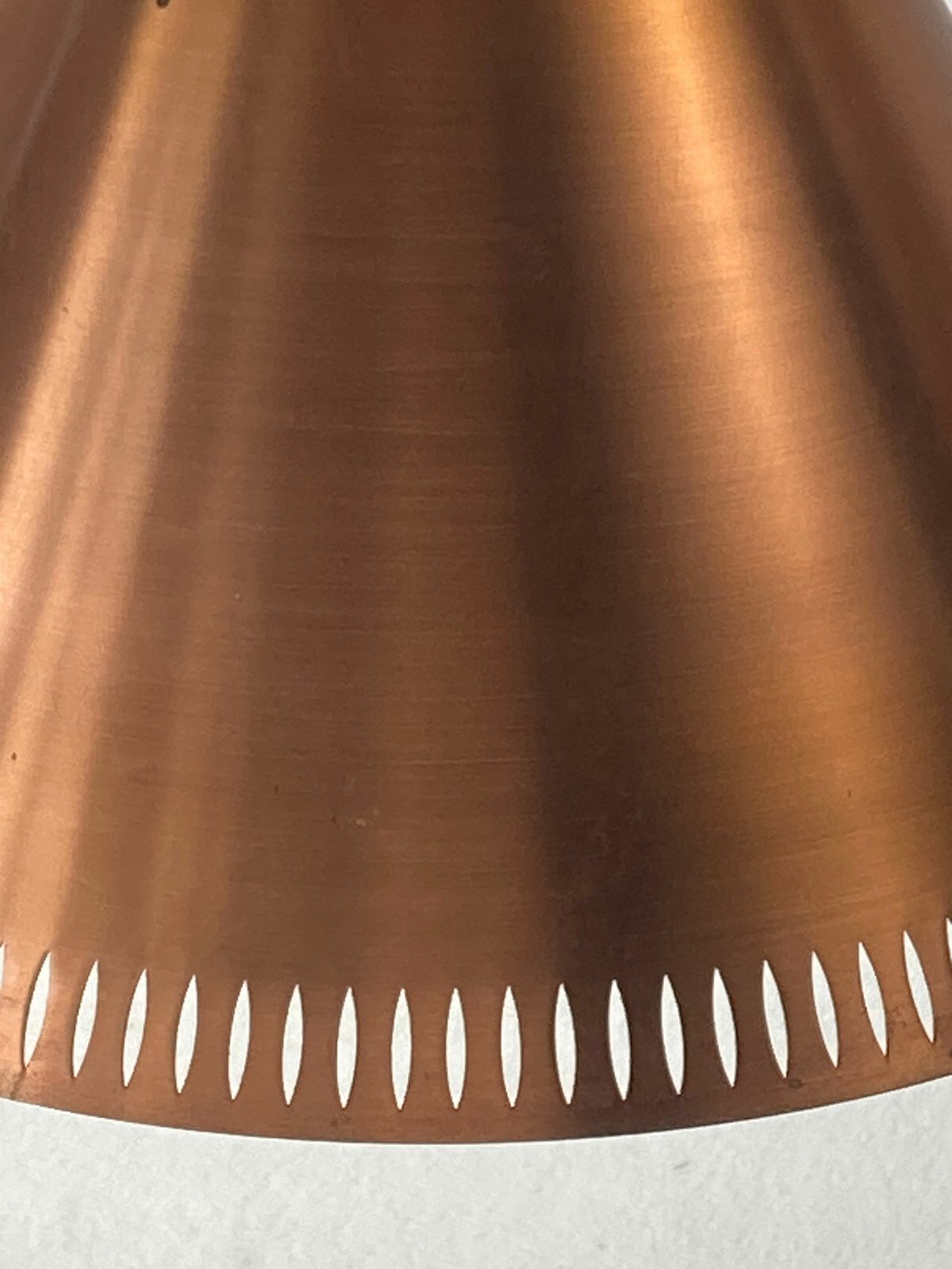 430.56 Perforated Copper Hanging Pendant, Nordisk Solar, Denmark photo
