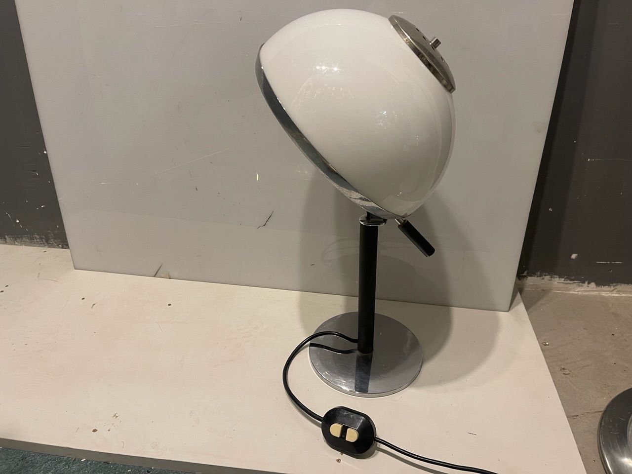 Midcentury Table Lamp “Bino” By Gregotti & Meneghetti & Stoppino Manufactured By Candle photo vintage