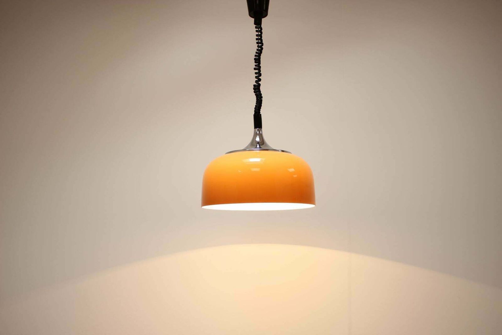 Midcentury Pendant By Harvey Guzzini For Meblo, Italy photo buy