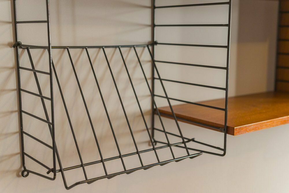 Teak Modular Wall Shelf By Nils Strinning For String, 1960s photo buy