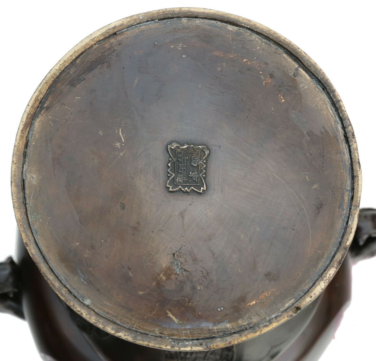 Antique Large 17" Fine Quality Japanese Oriental Bronze Urn Vase Meiji Period 19th Century photo vinterior