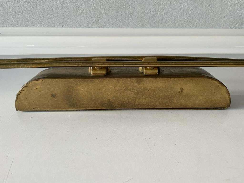 Art Deco Brass Industrial Cinema Sconce With Two Fluorescent Tubes, 1930s, Germany photo buy