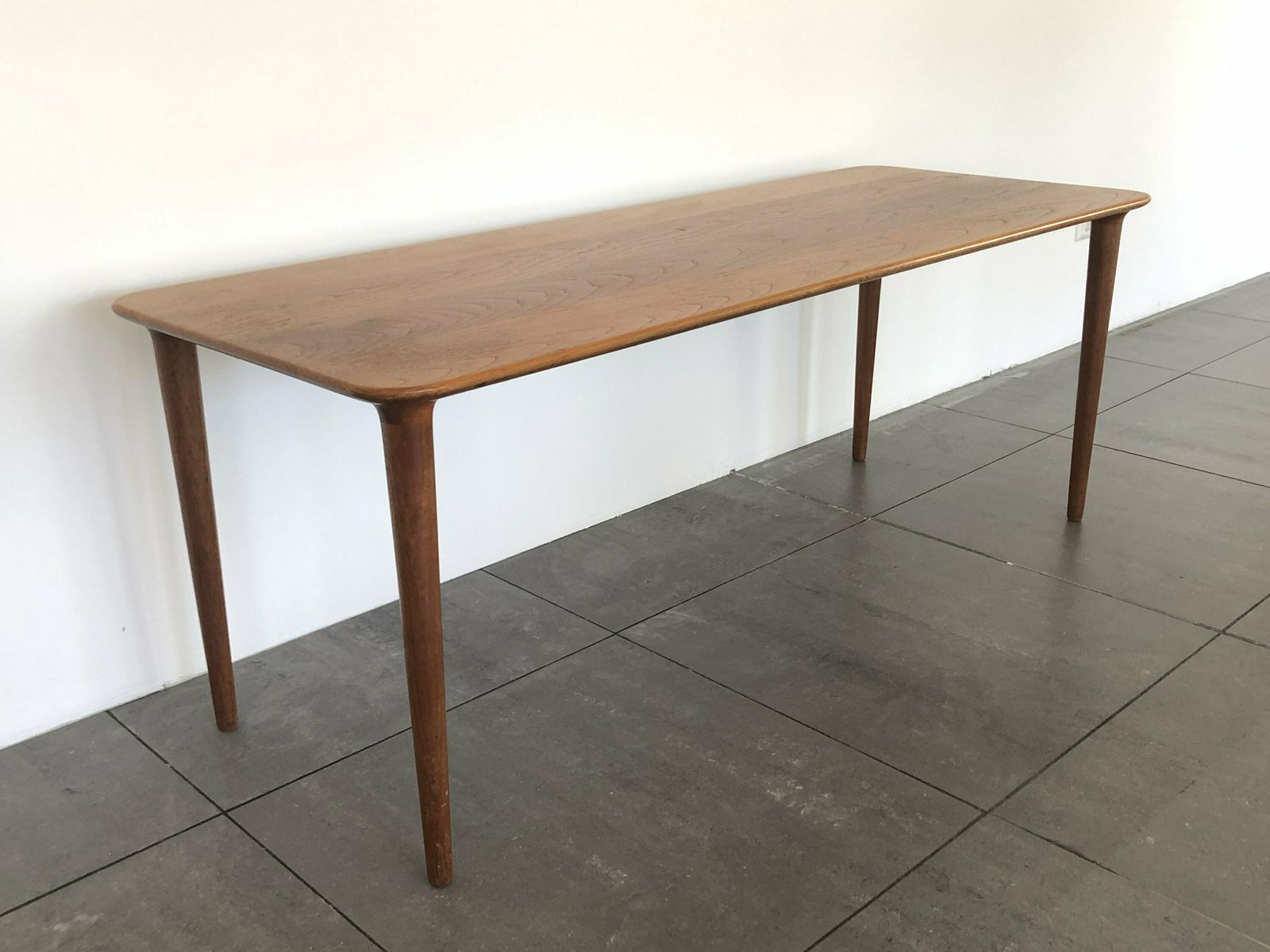 Rare Wood Xxl Living Room Table, 1960s, Norway photo for sale