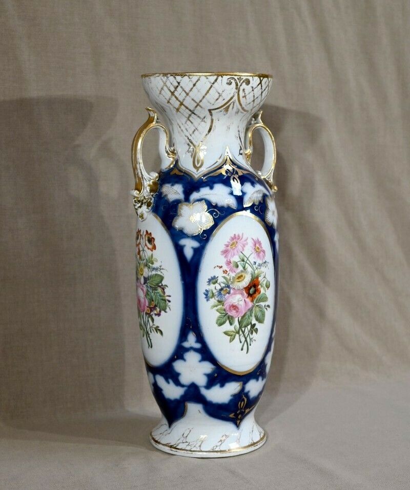 Important Bayeux Porcelain Vase   Late 19th Century photo for sale