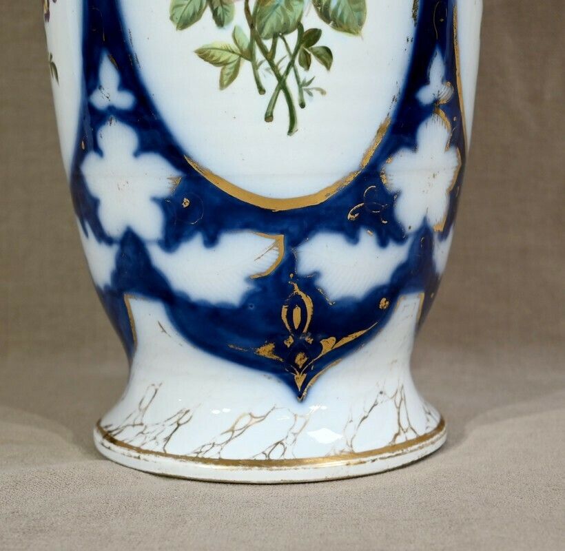 Home Decor Important Bayeux Porcelain Vase   Late 19th Century photo