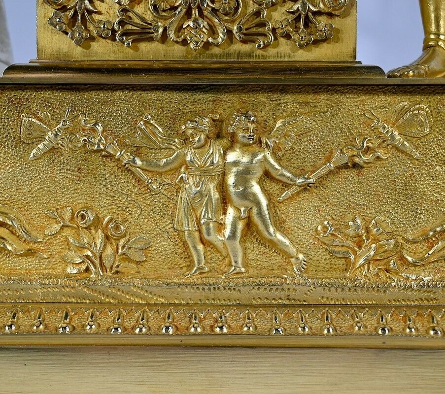 photo buy Gilt Bronze Clock   Early 19th Century