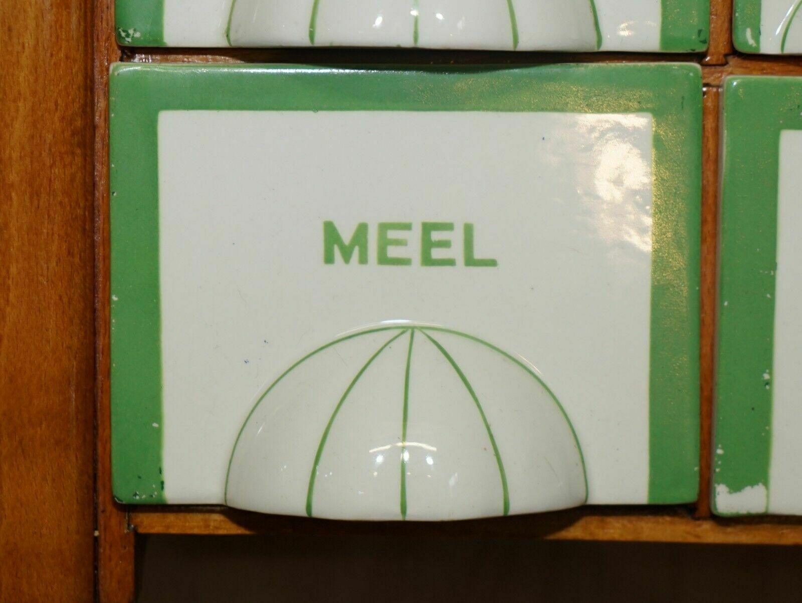 Petrus Regout & Co Maastricht Holland Art Deco Wall Mounted Kitchen Spice Rack photo vintage
