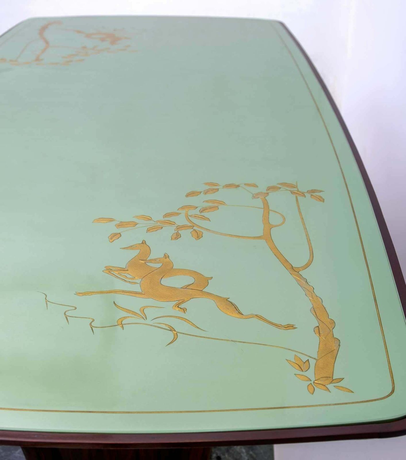 Vittorio Dassi Iconic Design Mid Century Modern Italian Dining Table, 50s, Rare! photo vintage