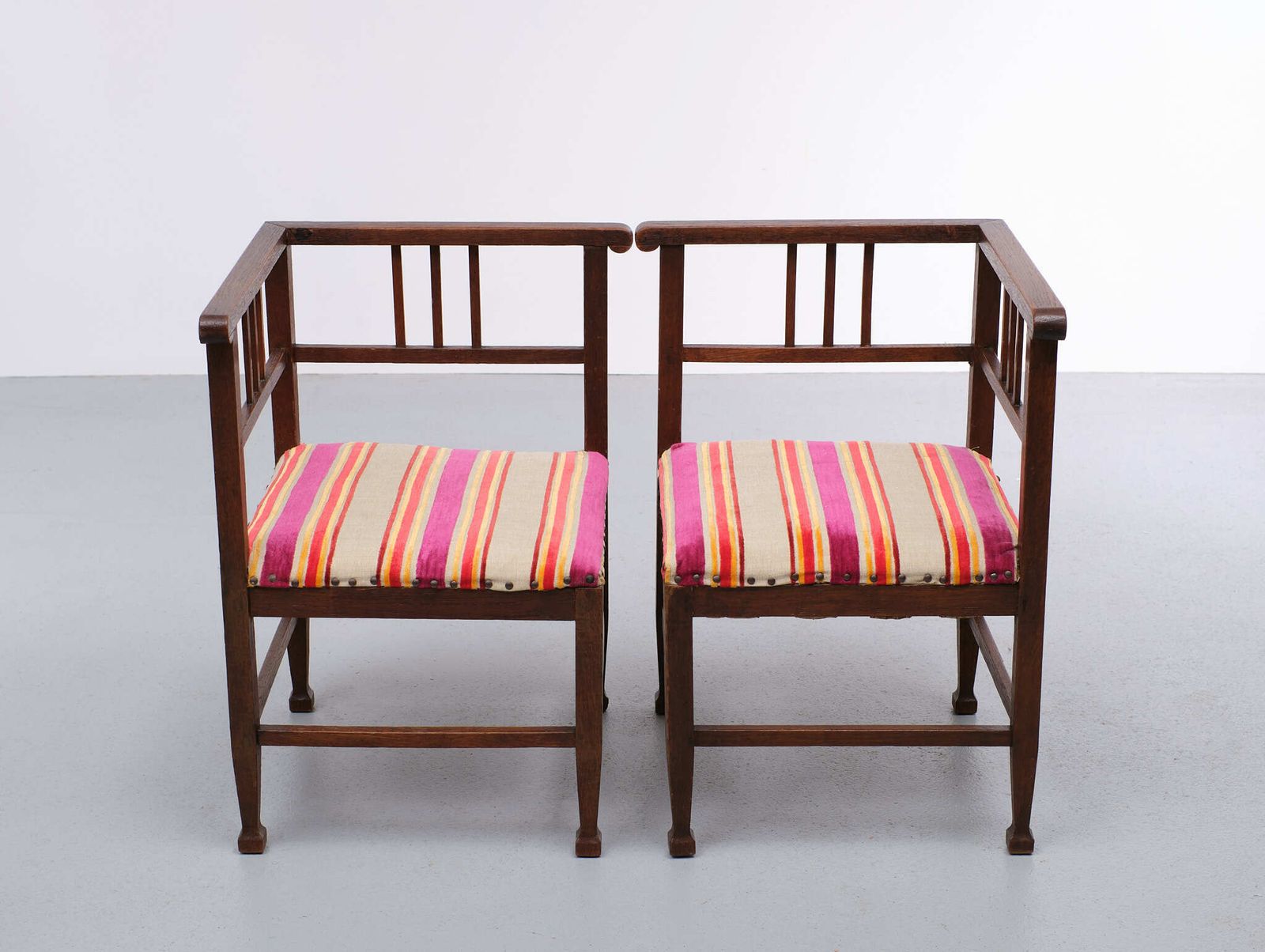 Amsterdam School Corner Chairs, 1920s, Holland photo 1481.8