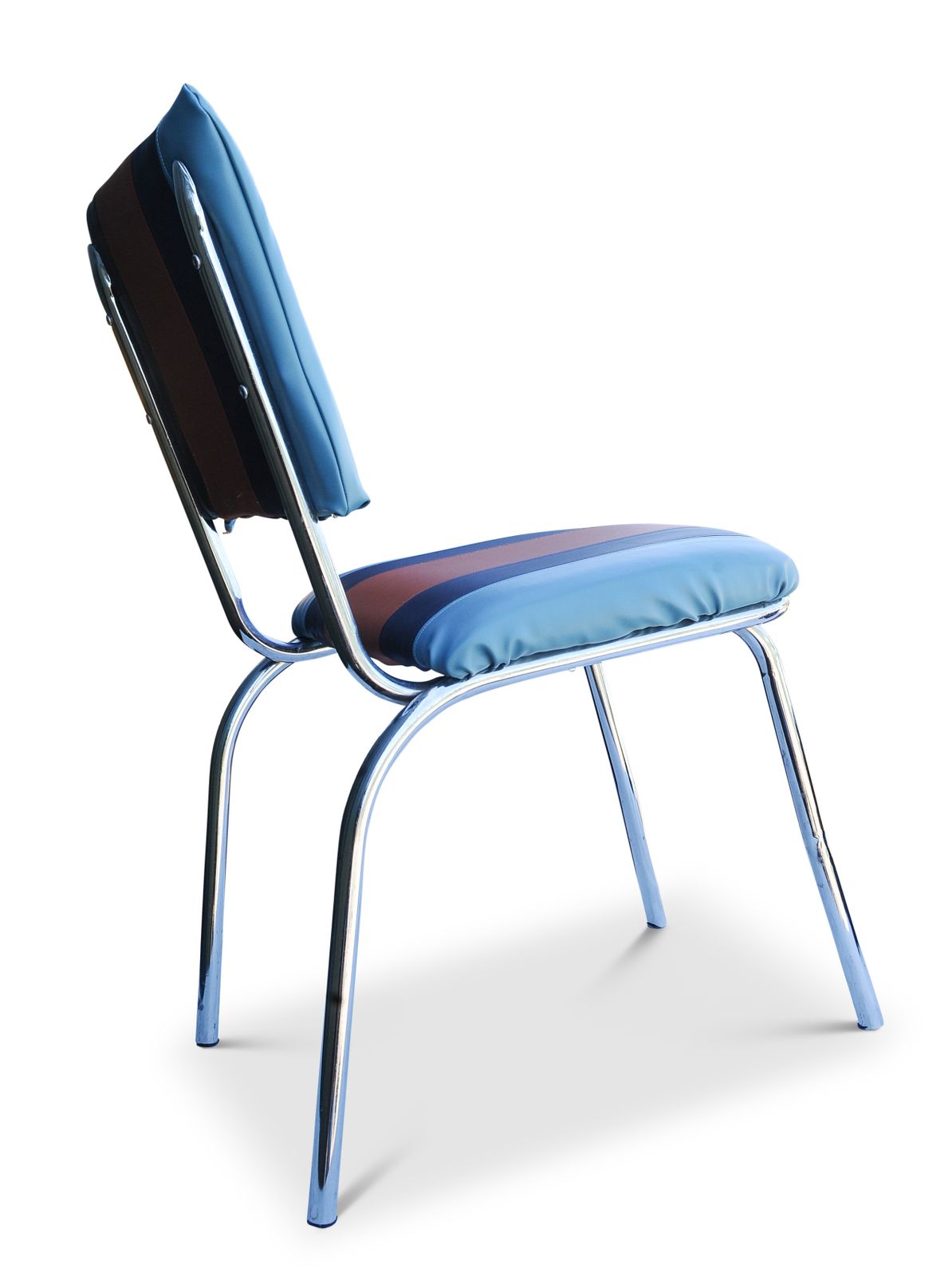 A Pair Of 1950's Retro Americana Chrome Diner Chairs Ol photo Furniture