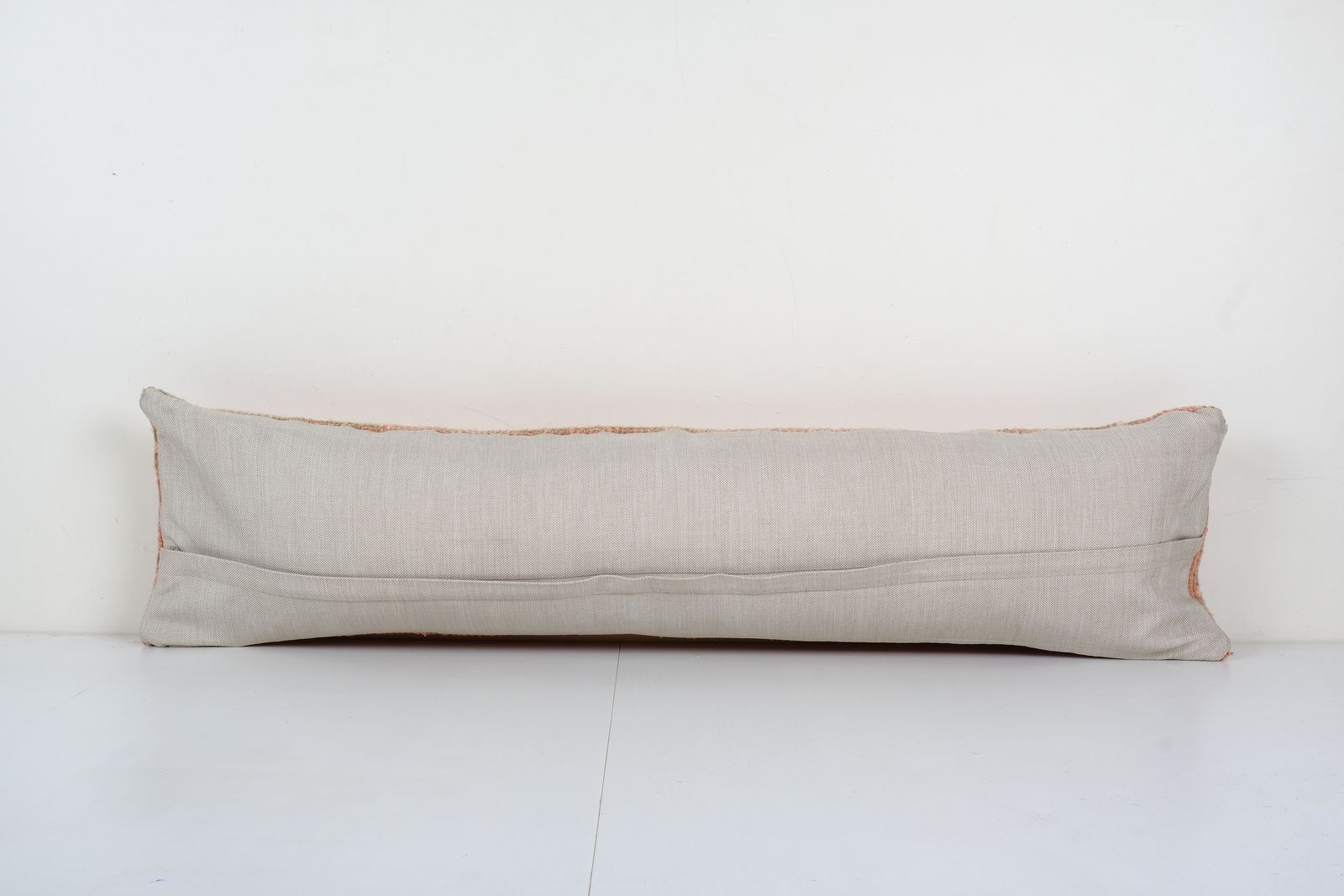 Extra Long Turkish Carpet Pillow Cover, Anatolian Cover Pillow Cases Made From A Vintage Anatolian Handwoven Textile 10'' X 42'' photo Textiles