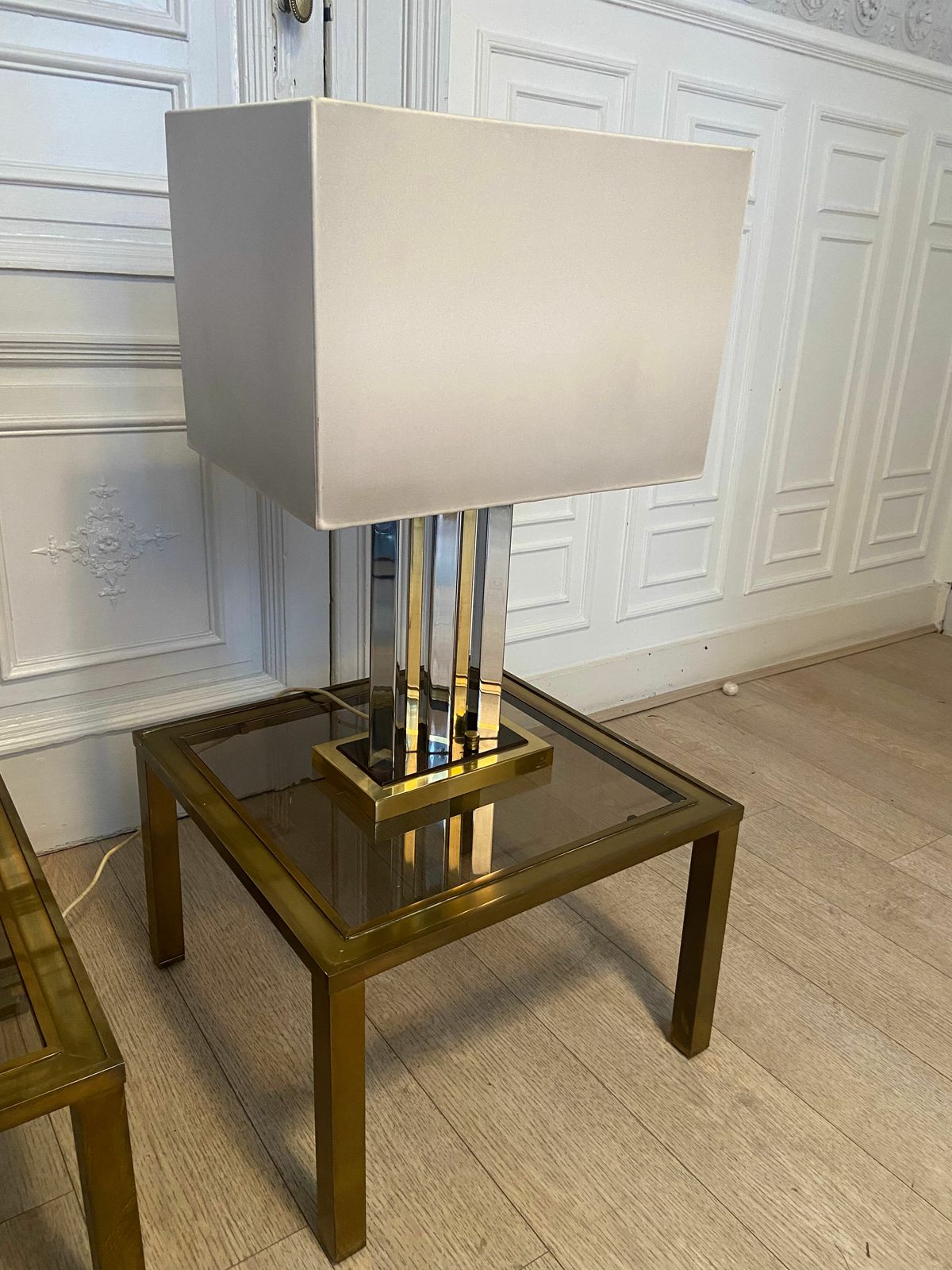Pair Of Romeo Rega Lamps, Signed photo furniture