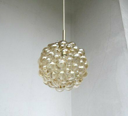 Bubble Glass Ceiling Lamp By Helena Tynell & Heinrich Gantenbrink For Limburg, 1960s photo for sale