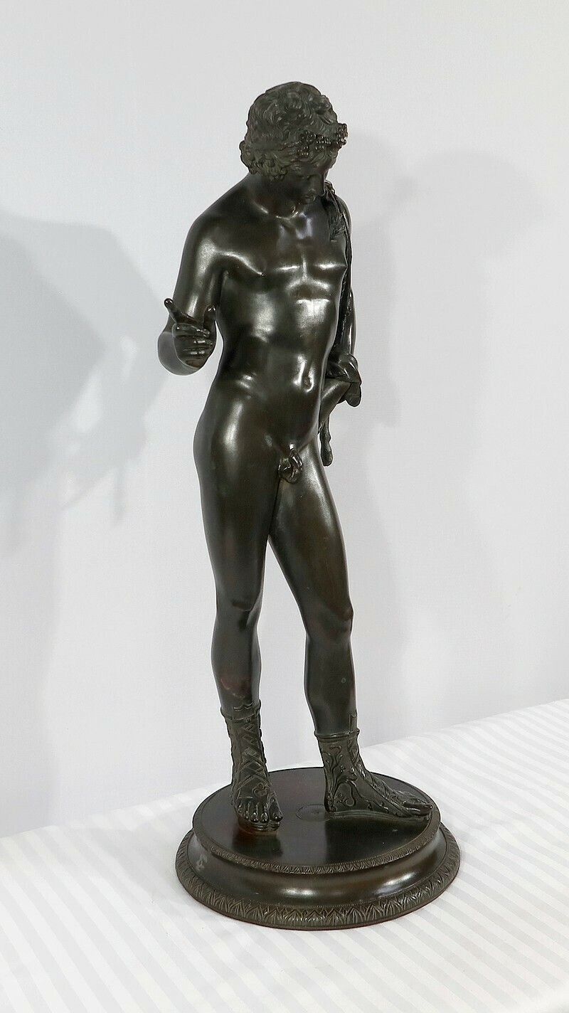 Important Bronze “Narcissus” By M. Amodio – Late 19th Century photo for sale
