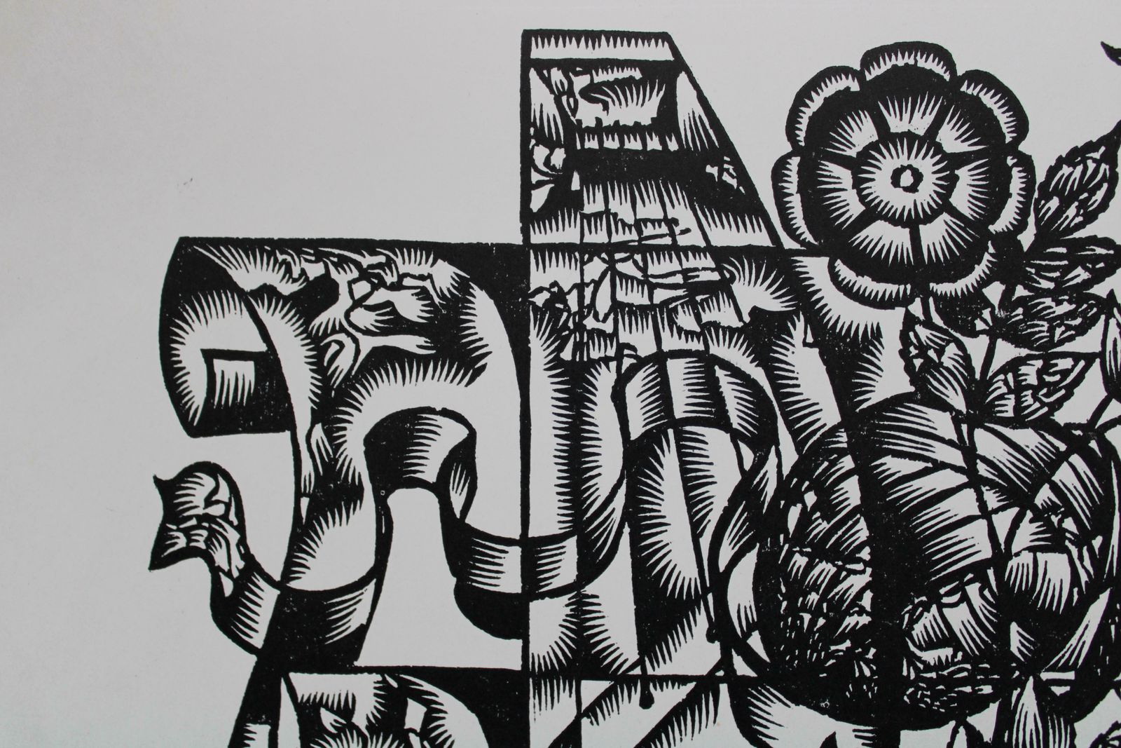 Dainis Rozkalns Unknown. 1982. Paper, Linocut photo furniture