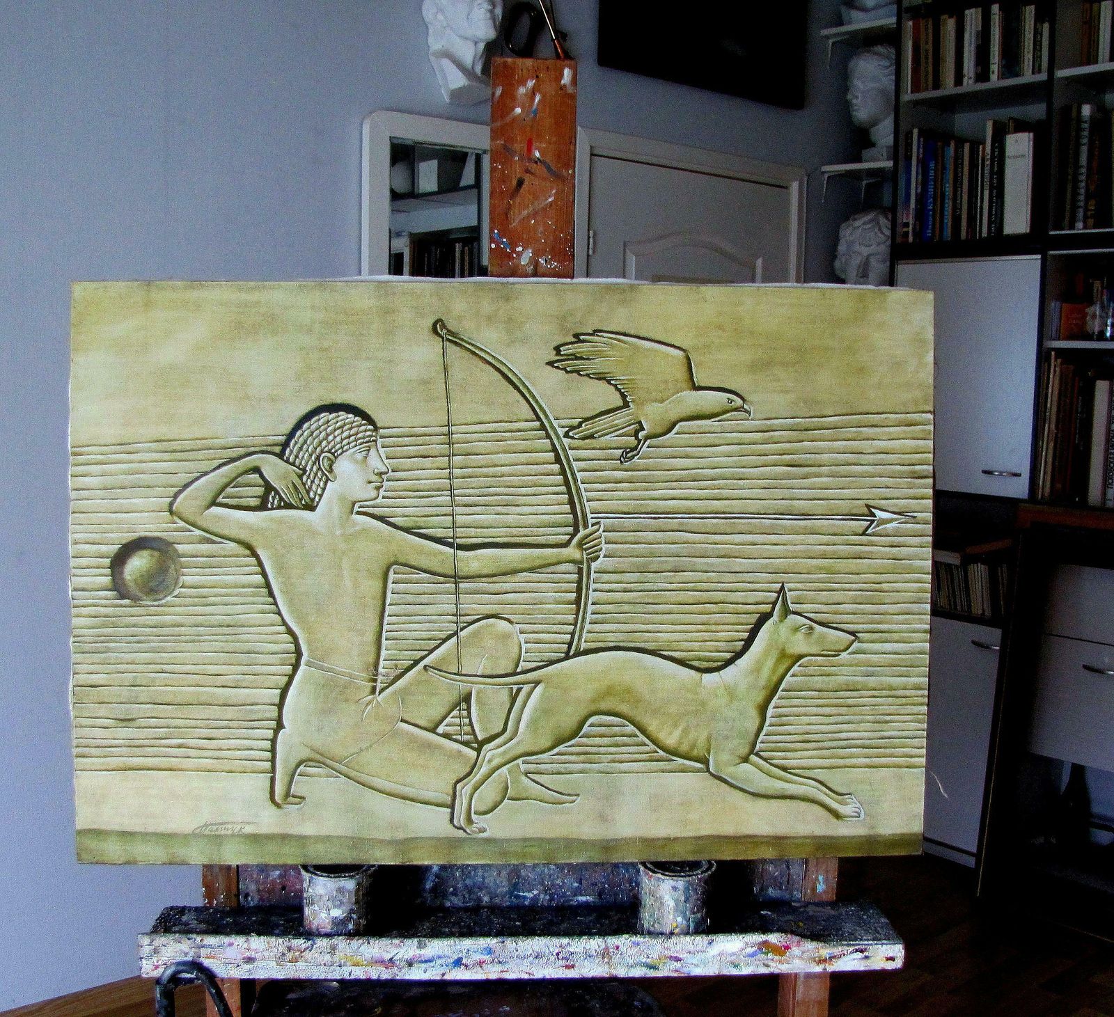 Tatyana Palchuk Hunting Egypt. 2001. Oil On Canvas photo Art