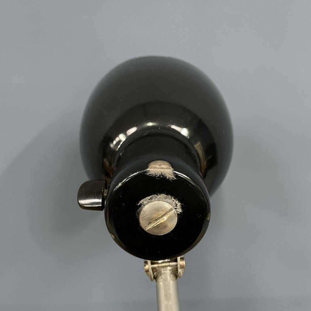 photo furniture Zwarte Zirax Bureaulamp Met Emaille Kap