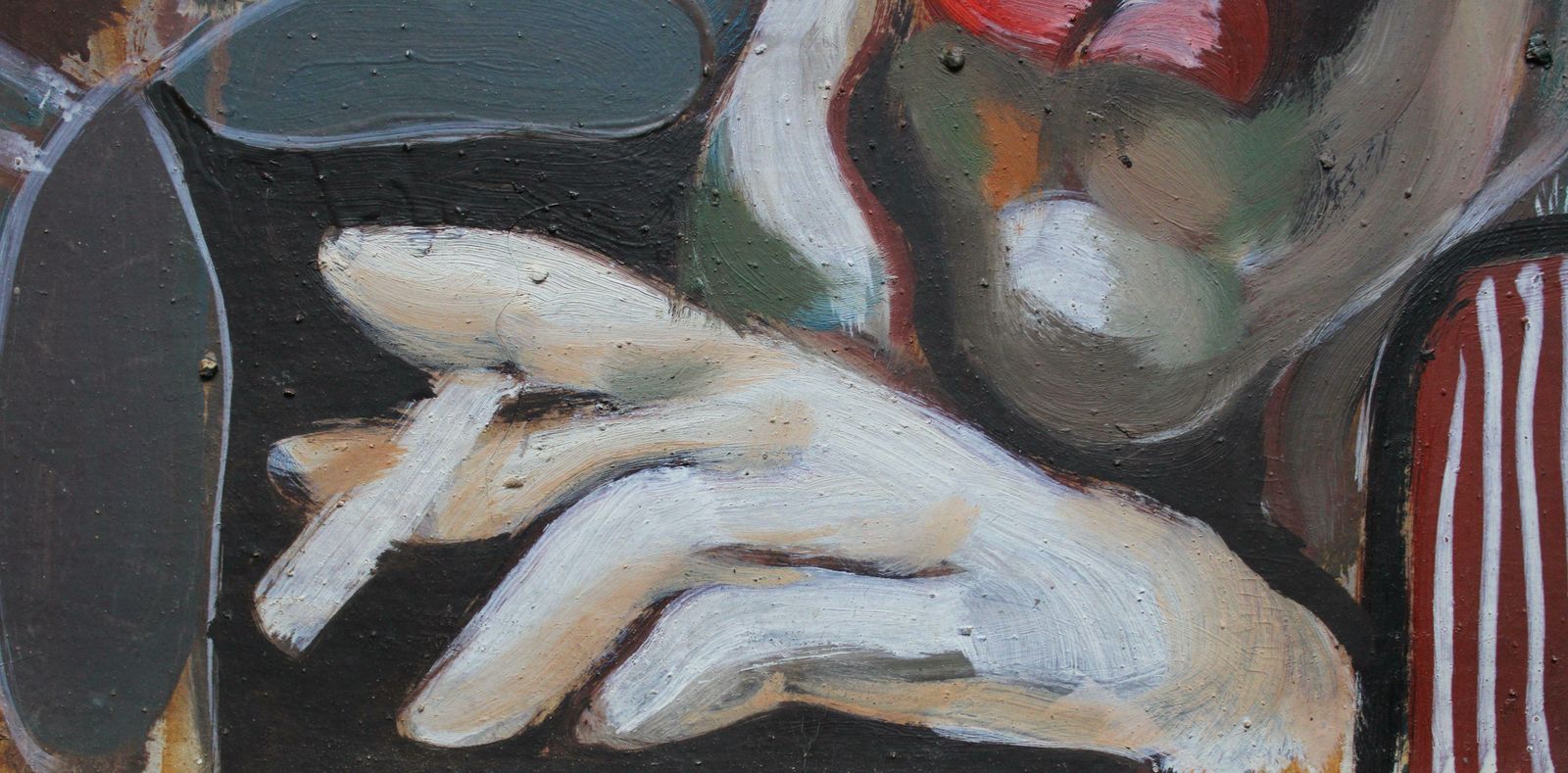 Vladimir Glushenkov Flirt. 1970. Cardboard, Mixed Media Art, photo 2147.0