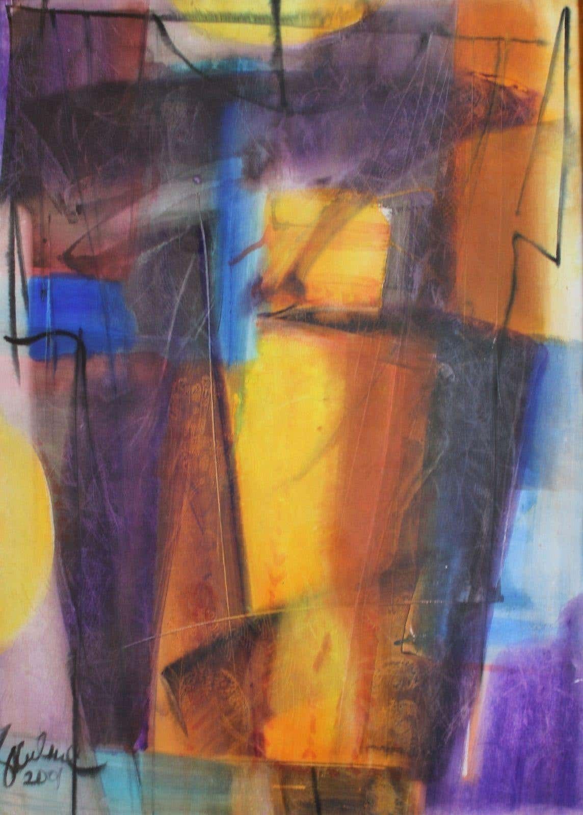 Dzemma Skulme 2001. Paper, Watercolour,