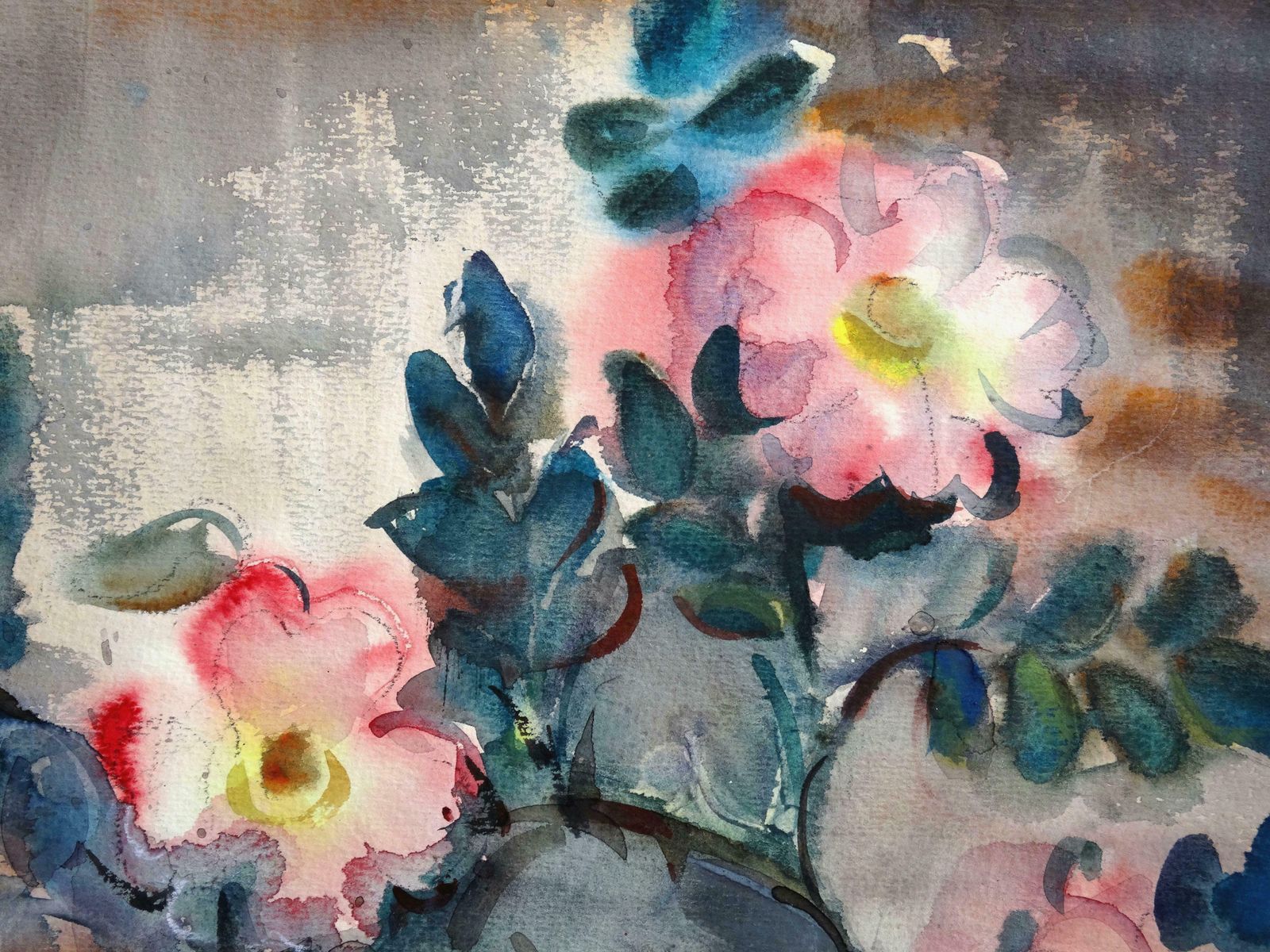Dzidra Bauma Rosehip. 1989. Paper, Watercolour, photo for sale