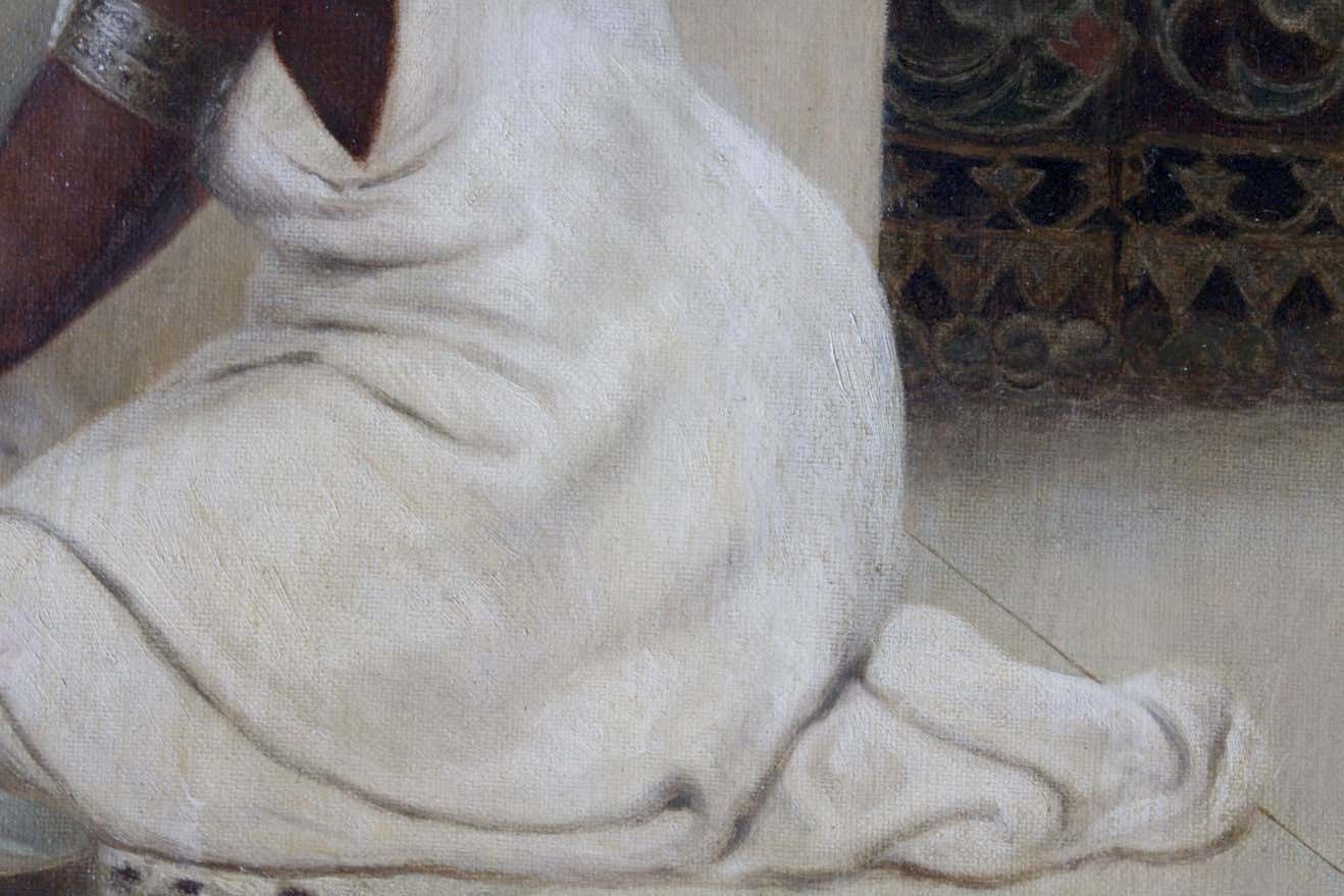 photo for sale Vinsent G. Stiepevich The Bath. Late 19th Century. Oil On Canvas,