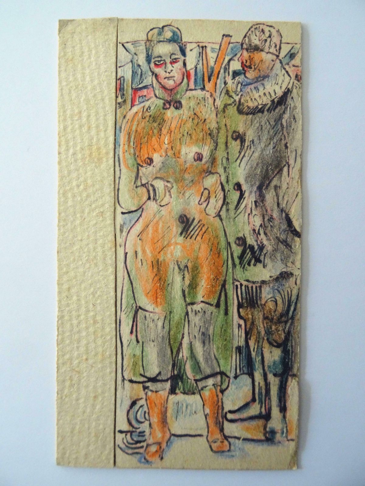 Adolfs Zardins Mr Millerson With Mrs. 1959. Paper, Mixed Media Art photo furniture